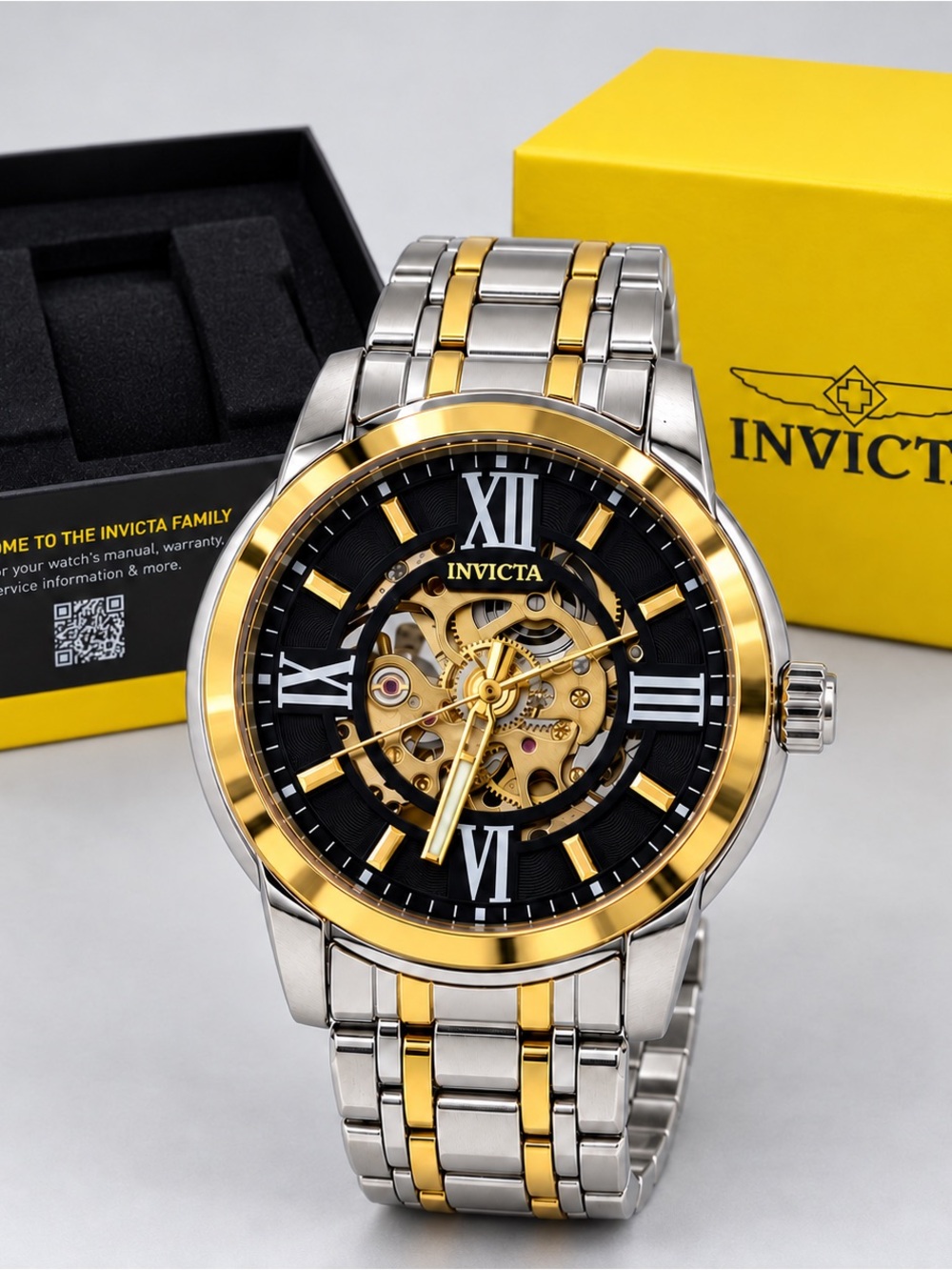 Invicta 69131 Two-Tone Automatic Skeleton Watch - Picture 8 of 8